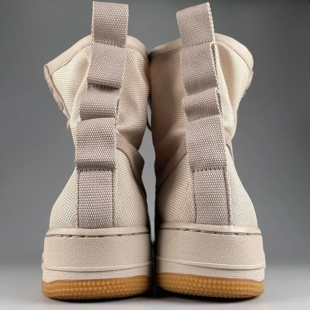 Nike SF Air Force 1 String Men's Size 10 Beige Basketball Sneakers Casual Shoes